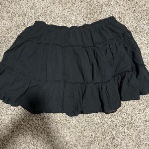 Black Tiered Women's Skort American Eagle
